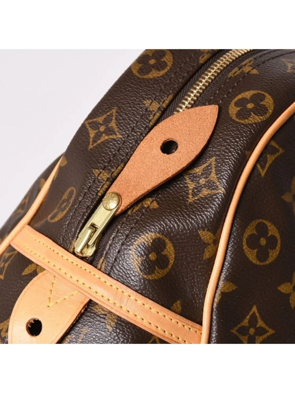 Louis Vuitton Montorgueil GM Shoulder Bag Brown Monogram Canvas Gold